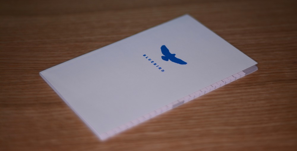bluebird notebook
